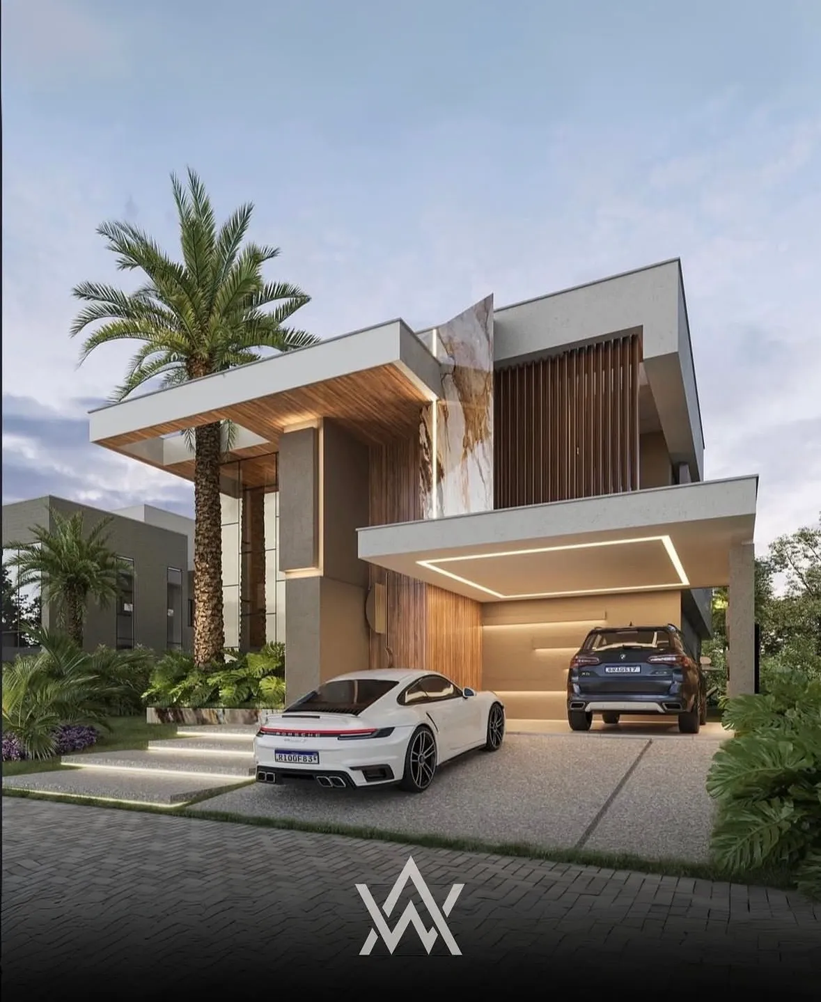 Villa avec piscine et espaces extérieurs